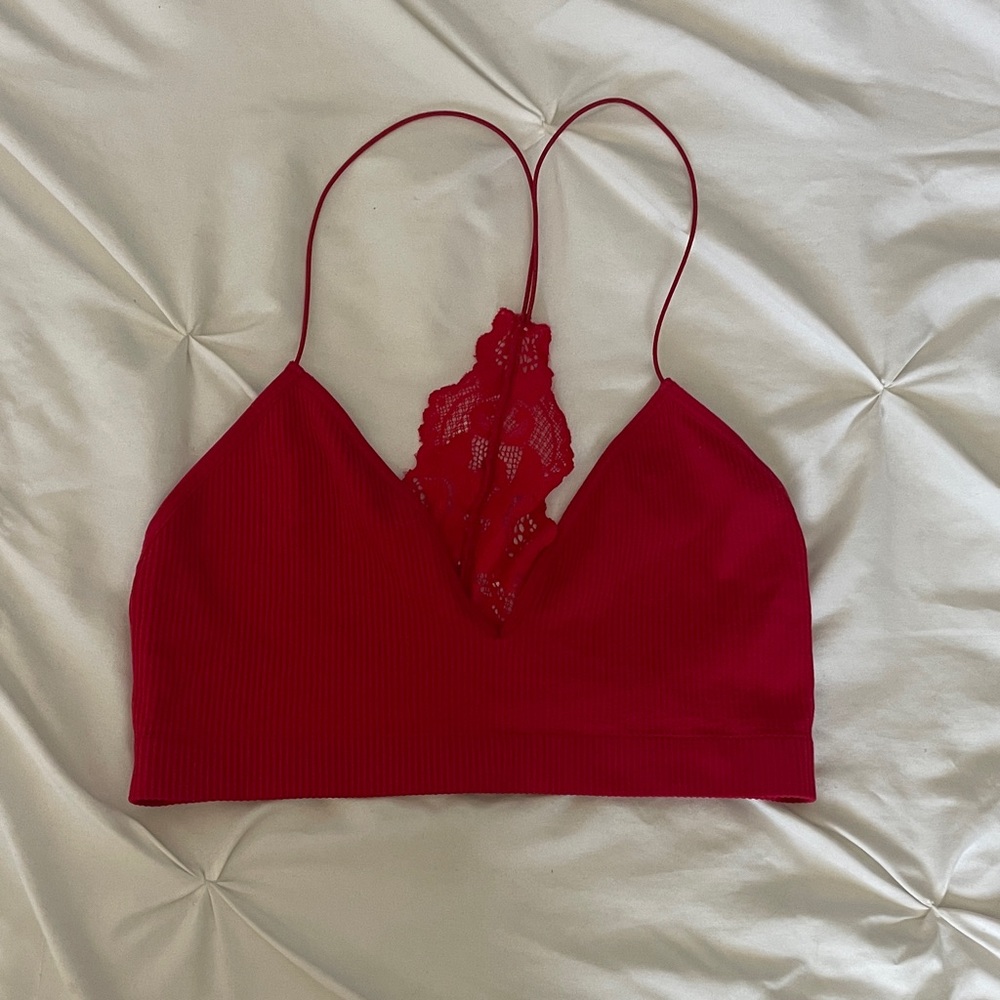PacSun Red Lace Bralette